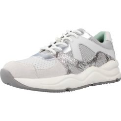Buty GEOX D TOPAZIO Szary. Szare obuwie trekkingowe damskie Geox, ze skóry, bez zapięcia. Za 279.99 zł.