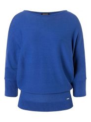 More & More Sweter w kolorze niebieskim rozmiar: 44. Niebieskie swetry klasyczne damskie More & More, bez kołnierzyka. Za 78.99 zł.