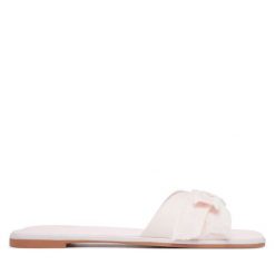 Klapki Aldo. Czerwone klapki damskie ALDO, bez wzorów, bez obcasa, bez zapięcia. Za 249.99 zł.