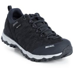 Buty trekkingowe damskie MEINDL Boston Lady GTX, z membraną Gore-Tex. Czarne obuwie trekkingowe damskie MEINDL, z gore-texu, bez zapięcia. W wyprzedaży za 714.35 zł.