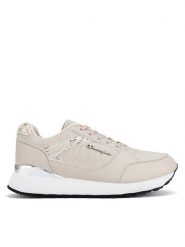 Champion Sneakersy RR CHAMP PLAT LOW S11719-MS001 Beżowy. Brązowe obuwie sportowe damskie Champion, ze skóry, bez zapięcia. Za 179.99 zł.