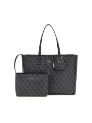 Guess Shopper bag w kolorze antracytowym - 49 x 31 x 14 cm rozmiar: onesize. Czarne shopper bag Guess, z aplikacjami, z materiału, na ramię, bez dodatków. Za 505.13 zł.