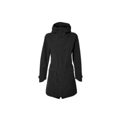 Rowerowa kurtka przeciwdeszczowa Mosse damska czarna. Czarne kurtki damskie BASIL, bez wzorów, bez kaptura. Za 506.75 zł.