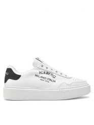 Iceberg Sneakersy ID2133 Biały. Białe obuwie sportowe damskie Iceberg, ze skóry, bez zapięcia. Za 1,499.00 zł.