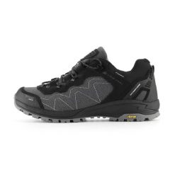 Buty niskie trekkingowe unisex Alpine Pro Ibane 2 Vibram. Czarne obuwie trekkingowe damskie Alpine Pro, z gumy, przed kostkę, bez zapięcia. Za 569.00 zł.