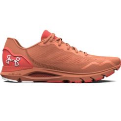 Damskie buty do biegania Under Armour. Brązowe obuwie sportowe damskie Under Armour, bez zapięcia, do biegania. Za 347.99 zł.