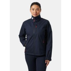 Kurtka Żeglarska Damska Helly Hansen Crew Midlayer 2. Niebieskie kurtki damskie Helly Hansen, bez wzorów, bez kaptura. Za 699.00 zł.