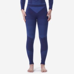 Legginsy termoaktywne do narciarstwa biegowego damskie Inovik 900. Niebieskie legginsy damskie INOVIK, l, bez wzorów, z elastanu. Za 119.99 zł.
