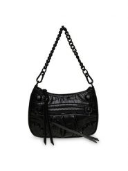 Steve Madden Torebka Bvilma Crossbody SM13001250-02002-BBL Czarny. Czarne torebki klasyczne damskie Steve Madden, ze skóry, bez dodatków. Za 329.99 zł.