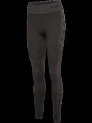 Hummel Legginsy hmlCLEA SEAMLESS MID WAIST TIGHTS – bezszwowe, oddychające. Szare legginsy sportowe damskie Hummel, s, bez wzorów, z elastanu, na jogę i pilates. Za 198.00 zł.