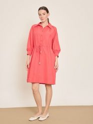 BGN Sukienka w kolorze koralowym rozmiar: 38. Czerwone sukienki damskie BGN, bez wzorów, bez ramiączek. Za 143.99 zł.