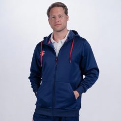 Bluza z kapturem Gray-Nicolls Pro Performance. Niebieskie bluzy damskie GRAY-NICOLLS, s, bez wzorów, z materiału, z kapturem. Za 337.00 zł.