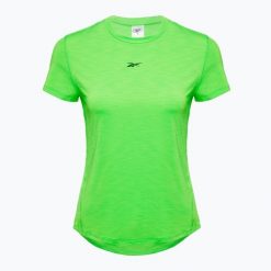 Koszulka Reebok Rbk-Chill Athletic Tee. Zielone koszulki damskie REEBOK FITNESS, bez wzorów, bez kołnierzyka, bez ramiączek. Za 99.99 zł.