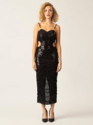 APART Sukienka w kolorze czarnym rozmiar: 42. Czarne sukienki damskie Apart, bez wzorów, bez ramiączek. Za 482.03 zł.