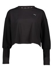 Puma Koszulka sportowa "Studio Cloudspun" w kolorze czarnym rozmiar: S. Czarne koszulki sportowe damskie Puma, s, bez wzorów, z materiału, bez ramiączek, outdoorowe. Za 162.49 zł.
