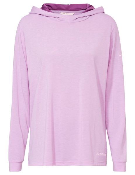 Damska bluza z kapturem Mineo LS. Czerwone bluzy damskie Vaude, na jesień, bez wzorów, z materiału, z kapturem. Za 339.00 zł.