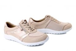 WALDLAUFER 815M01 414 095 fume desert lightgold, półbuty sportowe damskie. Brązowe półbuty damskie Waldlaufer, bez wzorów, bez obcasa, bez zapięcia. Za 497.17 zł.