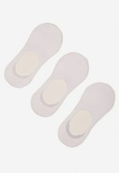 Białe Skarpety Bambusowe 3-pack Typu Stopki Tilannea. Białe komplety bielizny Born2be, bez wzorów, z jeansu. Za 9.99 zł.