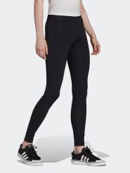 Adidas Legginsy sportowe w kolorze czarnym rozmiar: 36. Czarne legginsy damskie Adidas, bez wzorów, z materiału. Za 131.74 zł.
