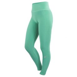 Legginsy damskie bezszwowe. Zielone legginsy damskie GUGGEN MOUNTAIN, xs, bez wzorów, z elastanu. W wyprzedaży za 197.76 zł.
