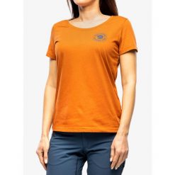Koszulka bawełniana damska Fjallraven 1960 Logo T-shirt. Brązowe koszulki sportowe damskie Fjällräven, bez wzorów, z bawełny, bez ramiączek. Za 156.99 zł.