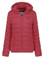Geographical Norway Kurtka pikowana w kolorze czerwonym rozmiar: L. Czerwone kurtki damskie Geographical Norway, l, bez wzorów, bez kaptura. Za 162.11 zł.