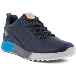 Adidasy ECCO Golf S-three, Kobiety. Niebieskie obuwie sportowe damskie ECCO, ze skóry, bez zapięcia, na golfa. W wyprzedaży za 490.00 zł.