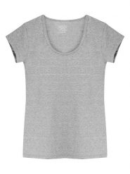 Claesens Koszulka w kolorze szarym rozmiar: XL. Szare koszulki damskie Claesen‘s, xl, bez wzorów, z bawełny, bez kołnierzyka, bez ramiączek. Za 56.79 zł.