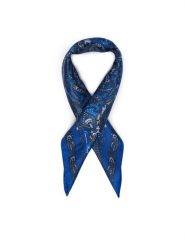 LAUREN RALPH LAUREN Chusta jedwabna Paisley Sandwashed 454P09786001 Niebieski. Niebieskie chusty damskie Lauren Ralph Lauren, bez wzorów, z jedwabiu. Za 519.99 zł.