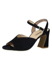 Paul Green Sandały w kolorze granatowym na koturnie rozmiar: 37. Niebieskie sandały damskie Paul Green, bez wzorów, z otwartym noskiem, bez obcasa, na koturnie, bez zapięcia. Za 112.83 zł.