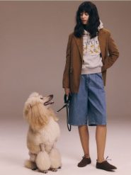 Bluza french terry z nadrukiem - jasnoszary. Szare bluzy damskie Reserved, l, bez wzorów, z dzianiny, bez kaptura. W wyprzedaży za 59.99 zł.