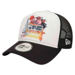 Czapka z daszkiem New Era Bugs Bunny and Friends Trucker 60565412. Czarne czapki z daszkiem damskie New Era, bez wzorów. Za 125.00 zł.