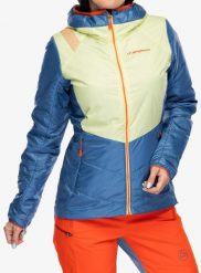 Kurtka ocieplana damska La Sportiva Mythic Primaloft Jkt. Niebieskie kurtki damskie La Sportiva, xs, bez wzorów, z materiału, bez kaptura. Za 923.99 zł.