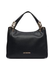 LOVE MOSCHINO Torebka JC4014PP1PLB0000 Czarny. Czarne shopper bag Love Moschino, bez wzorów, ze skóry, bez dodatków. Za 1,009.00 zł.