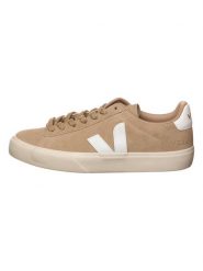 Veja Skórzane sneakersy "Campo" w kolorze beżowo-białym rozmiar: 37. Białe obuwie sportowe damskie Veja, ze skóry, bez zapięcia. Za 461.21 zł.