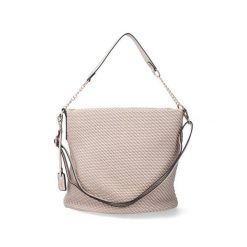 RIEKER H1331-60 beige, torebka damskai. Brązowe torebki klasyczne damskie Rieker, z lycry, bez dodatków. Za 134.95 zł.