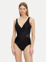 Miraclesuit Strój kąpielowy Solid Crossover 6516689 Czarny. Czarne stroje jednoczęściowe Miraclesuit, bez wzorów, z syntetyku. Za 779.99 zł.