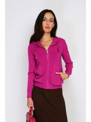 ASSUILI Kardigan w kolorze różowym rozmiar: 34. Różowe kardigany damskie Assuili, bez wzorów, ze splotem. Za 140.20 zł.