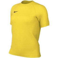 Damska koszulka piłkarska Nike Dri-FIT Park VIII żółta. Żółte bluzki damskie Nike, bez wzorów, z poliesteru, sportowe, bez kołnierzyka, bez ramiączek. Za 66.99 zł.