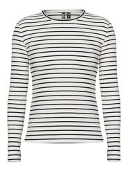 Pieces Koszulka "Ruka" w kolorze czarno-białym rozmiar: XL. Białe bluzki damskie Pieces, xl, bez wzorów, bez kołnierzyka, bez ramiączek. Za 61.46 zł.