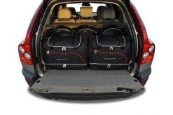 Torby Do Bagażnika Volvo Xc90 2002-2014 5Szt Kjust. Czarne torby podróżne KJUST, bez wzorów, z kauczuku. Za 1,660.00 zł.