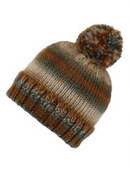 Regatta Czapka "Frosty Hat VI" w kolorze niebiesko-brązowo-kremowym rozmiar: onesize. Brązowe czapki damskie Regatta, bez wzorów, ze splotem. Za 70.24 zł.