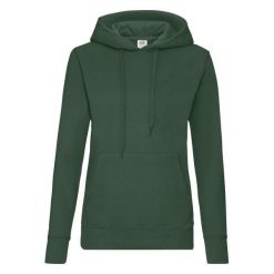 Bluza Damska Z Kapturem. Zielone bluzy damskie Fruit of the Loom, xs, bez wzorów, z kapturem. Za 83.99 zł.