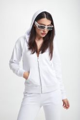 Bluza dresowa damska ARMANI EXCHANGE. Bluzy damskie Armani Exchange, m, bez wzorów, z dresówki, bez kaptura. W wyprzedaży za 393.82 zł.