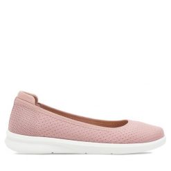 Baleriny Clara Barson. Czerwone balerinki damskie Clara Barson, bez wzorów. Za 79.99 zł.