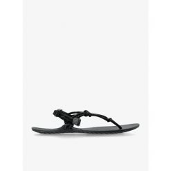 Sandały turystyczne damskie Xero Shoes Genesis. Czarne sandały damskie XERO SHOES, bez wzorów, bez obcasa, bez zapięcia. Za 179.99 zł.