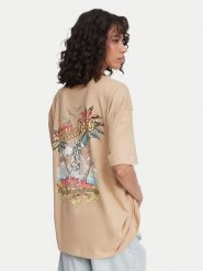 Billabong T-Shirt Take A Break EBJZT00407 Khaki Oversize. Brązowe t-shirty damskie Billabong, m, bez wzorów, z bawełny, bez kołnierzyka. Za 179.99 zł.