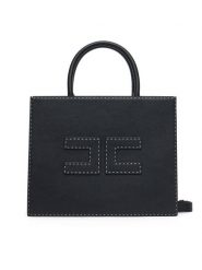 Elisabetta Franchi Torebka BS-09A-51E2-V460 Czarny. Czarne torebki klasyczne damskie Elisabetta Franchi, ze skóry, bez dodatków. Za 1,019.00 zł.