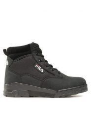 Fila Trapery Grunge II Mid Wmn FFW0217.80010 Czarny. Czarne trapery damskie Fila, z nubiku, bez zapięcia. Za 519.99 zł.