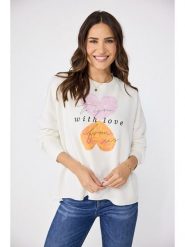 LIEBLINGSSTÜCK Bluza "Cyrene" w kolorze białym rozmiar: L. Białe bluzy damskie LIEBLINGSSTÜCK, l, bez wzorów, z bawełny, bez kaptura. Za 158.10 zł.